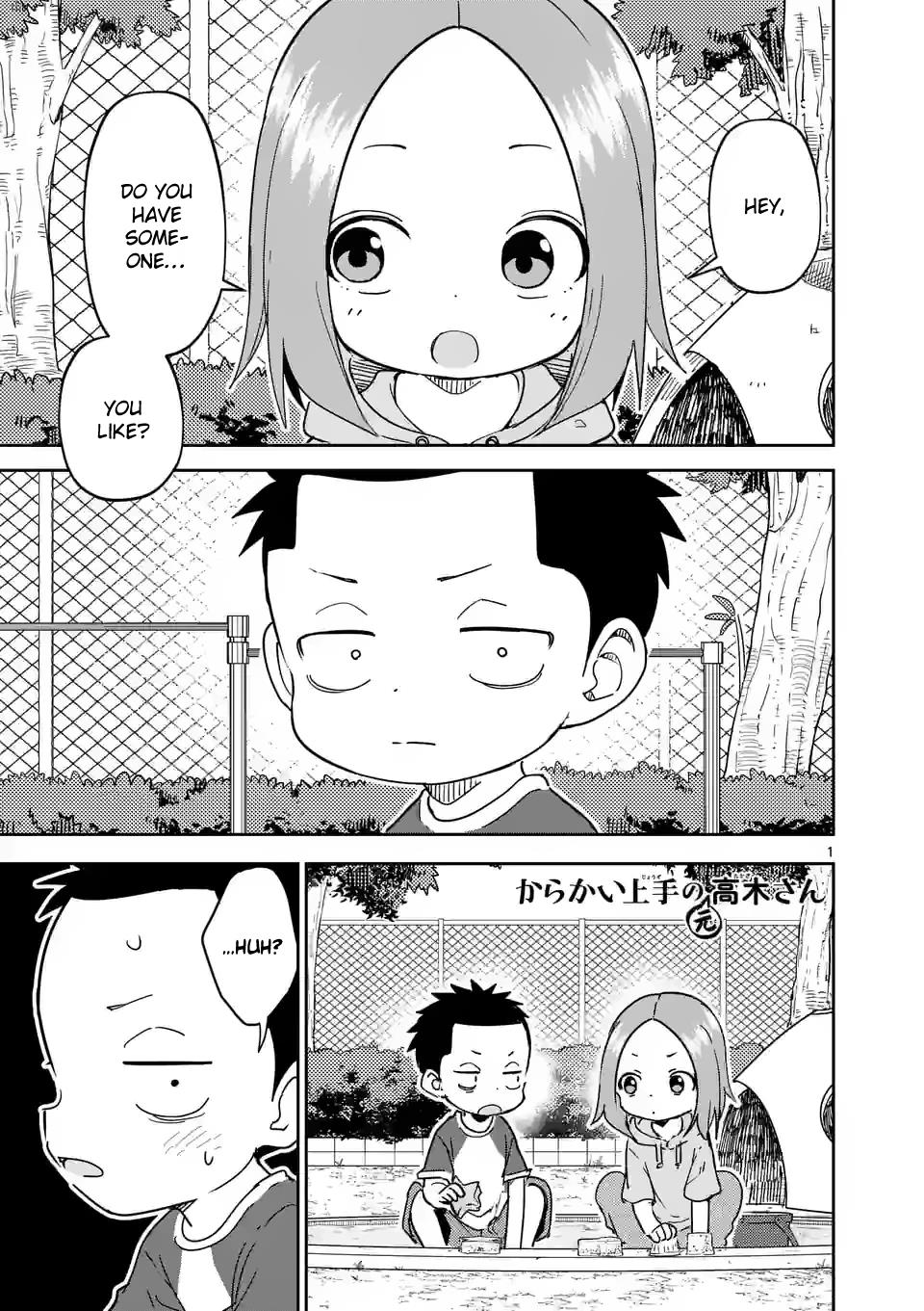 Karakai Jouzu no (Moto) Takagi-san chapter 286 - page 1