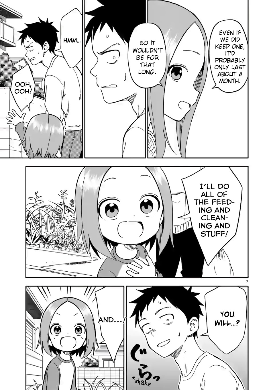 Karakai Jouzu no (Moto) Takagi-san chapter 201 - page 7