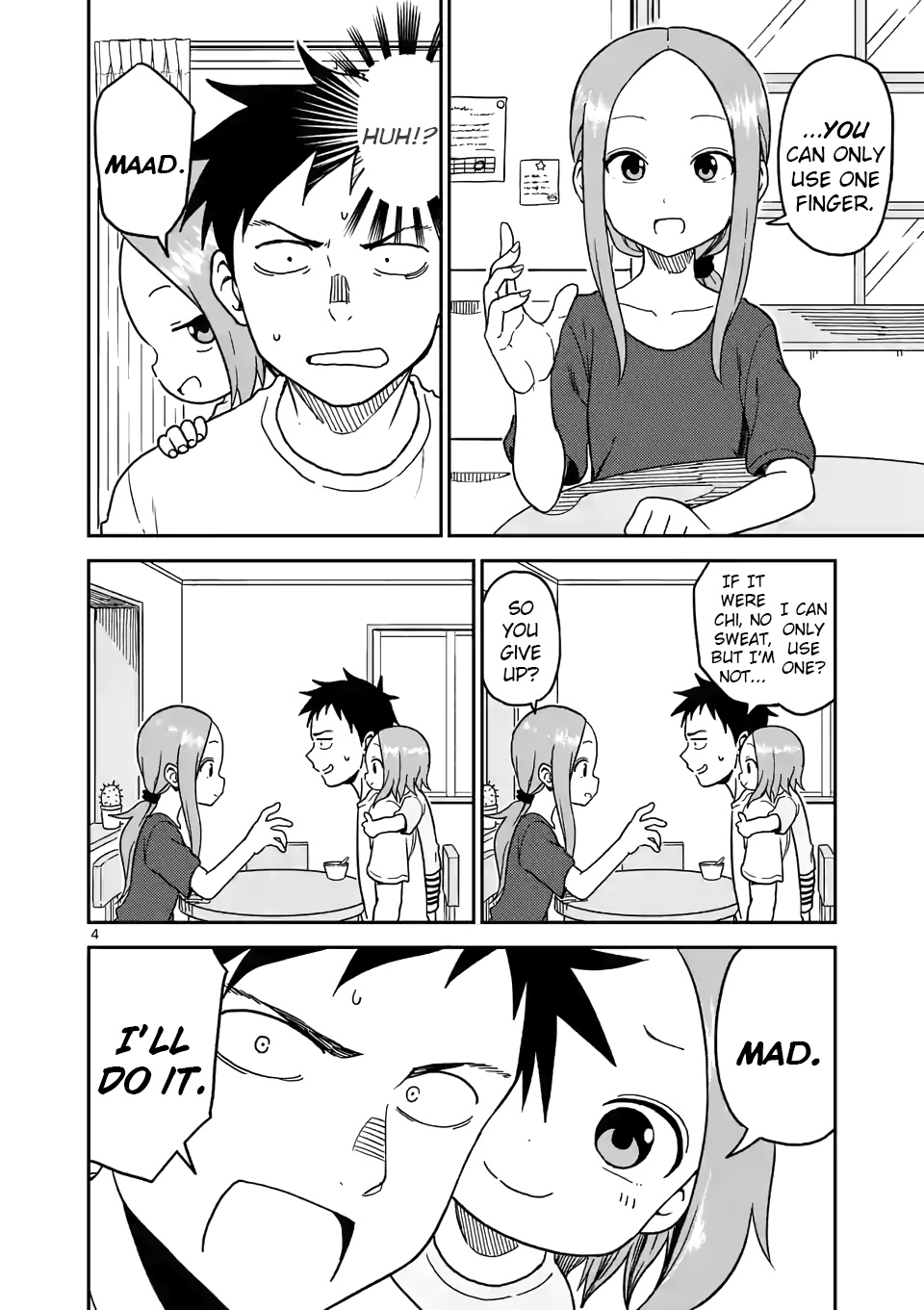 Karakai Jouzu no (Moto) Takagi-san chapter 98 - page 4