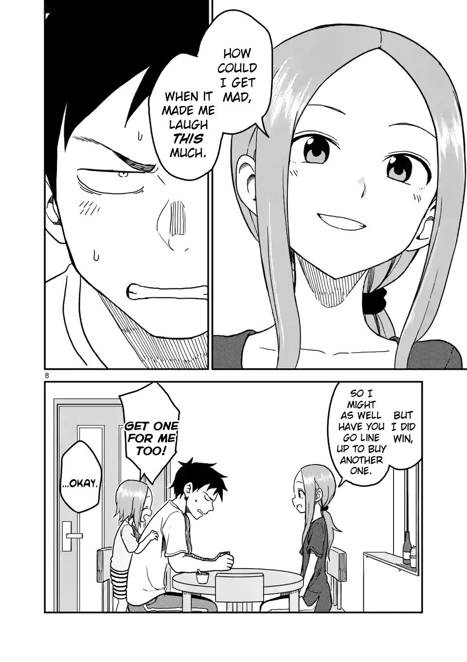 Karakai Jouzu no (Moto) Takagi-san chapter 98 - page 8