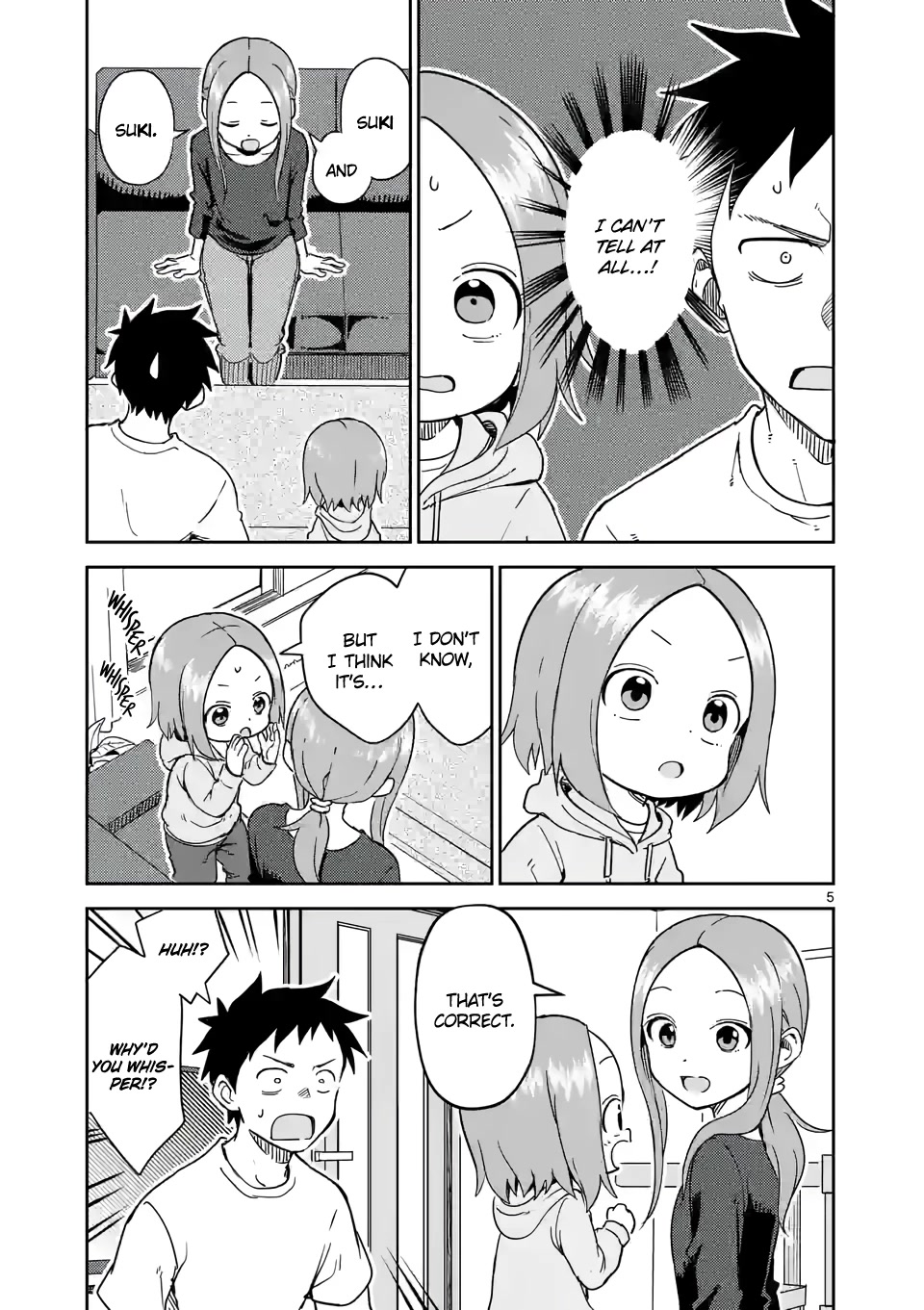 Karakai Jouzu no (Moto) Takagi-san chapter 252 - page 5