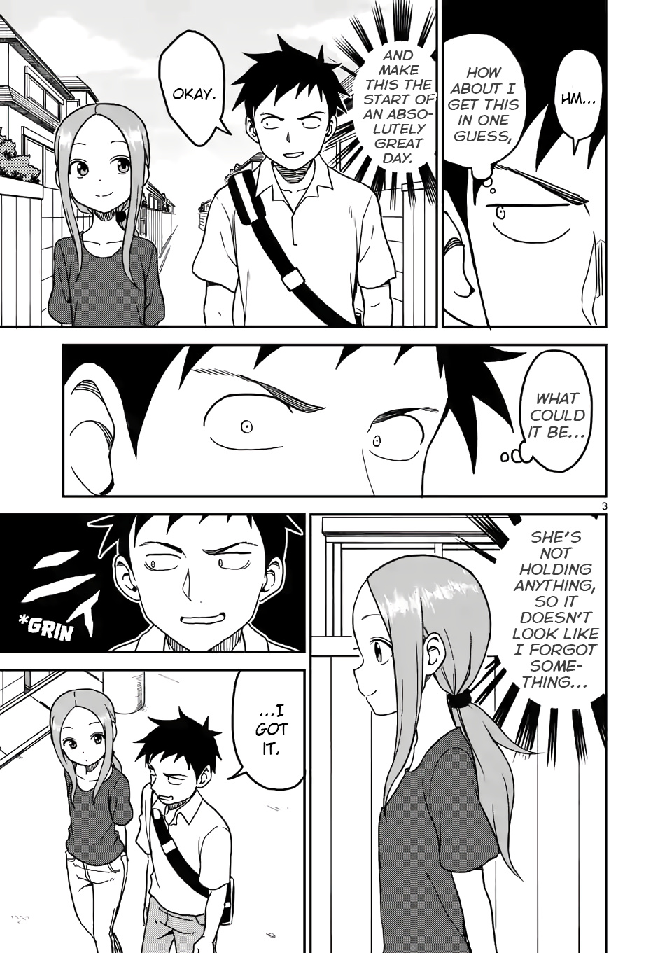 Karakai Jouzu no (Moto) Takagi-san chapter 99 - page 3
