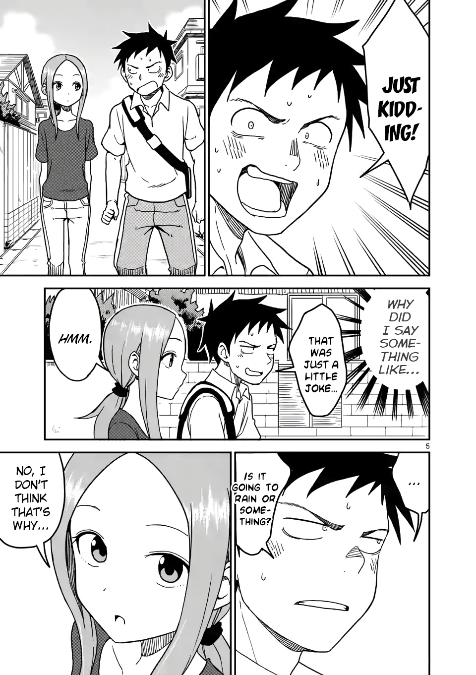 Karakai Jouzu no (Moto) Takagi-san chapter 99 - page 5