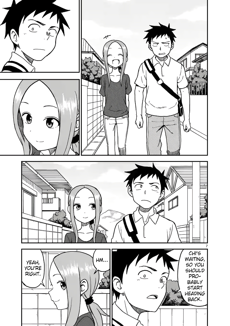 Karakai Jouzu no (Moto) Takagi-san chapter 99 - page 7