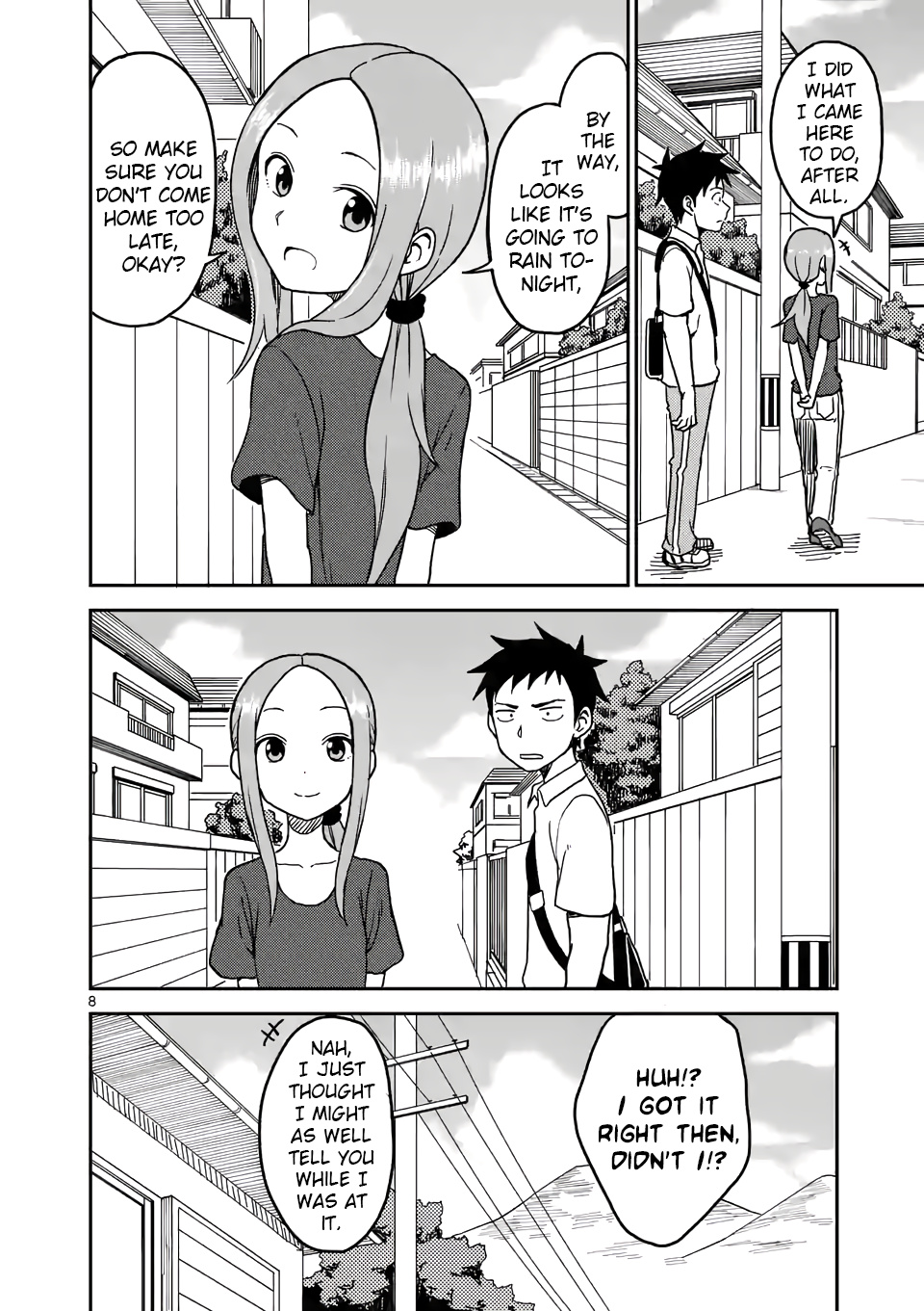 Karakai Jouzu no (Moto) Takagi-san chapter 99 - page 8