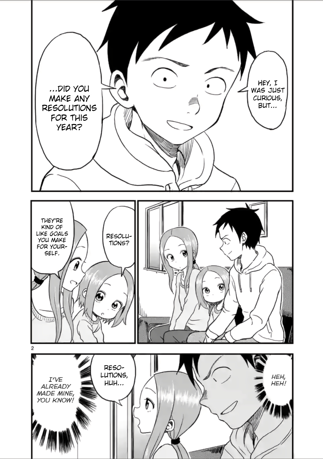 Karakai Jouzu no (Moto) Takagi-san chapter 26 - page 2