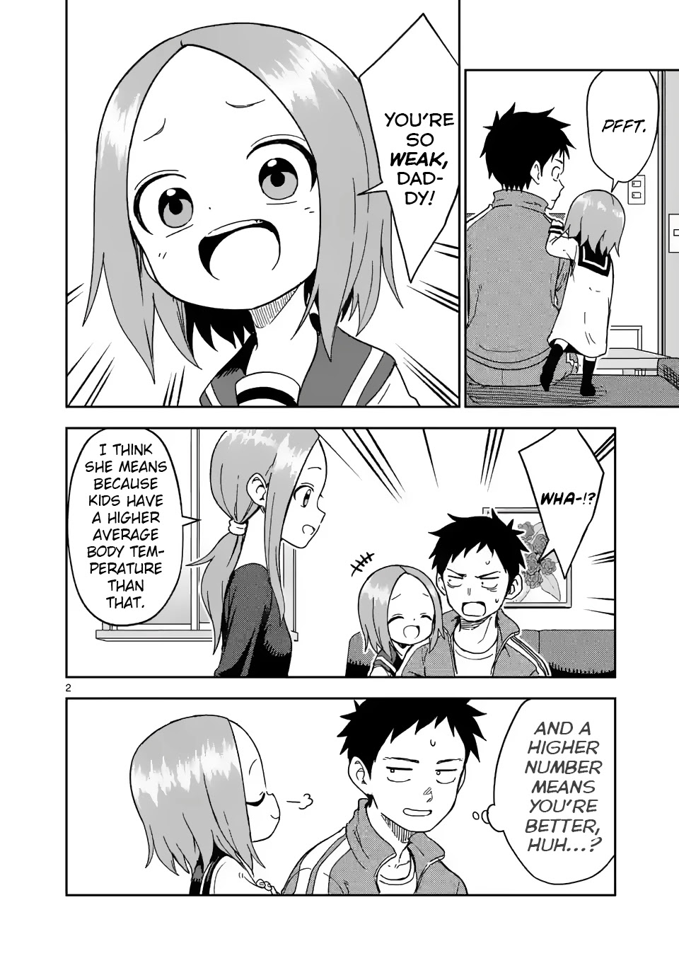 Karakai Jouzu no (Moto) Takagi-san chapter 203 - page 2