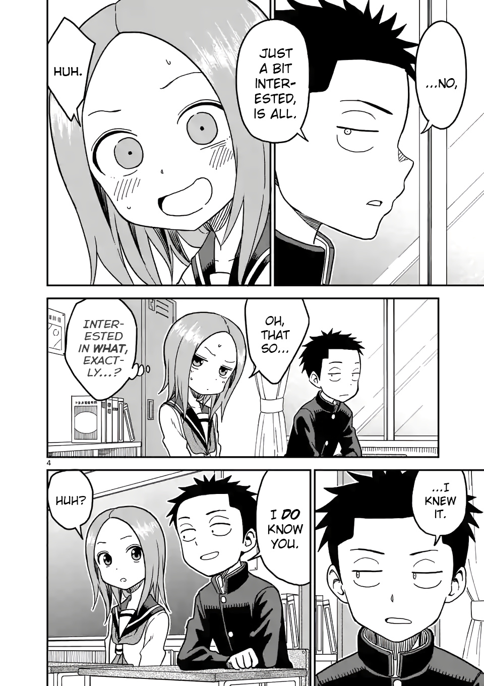 Karakai Jouzu no (Moto) Takagi-san chapter 100 - page 4