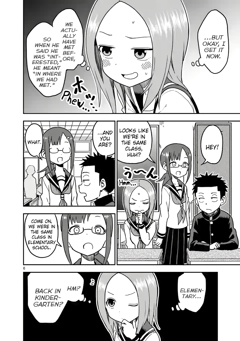 Karakai Jouzu no (Moto) Takagi-san chapter 100 - page 6