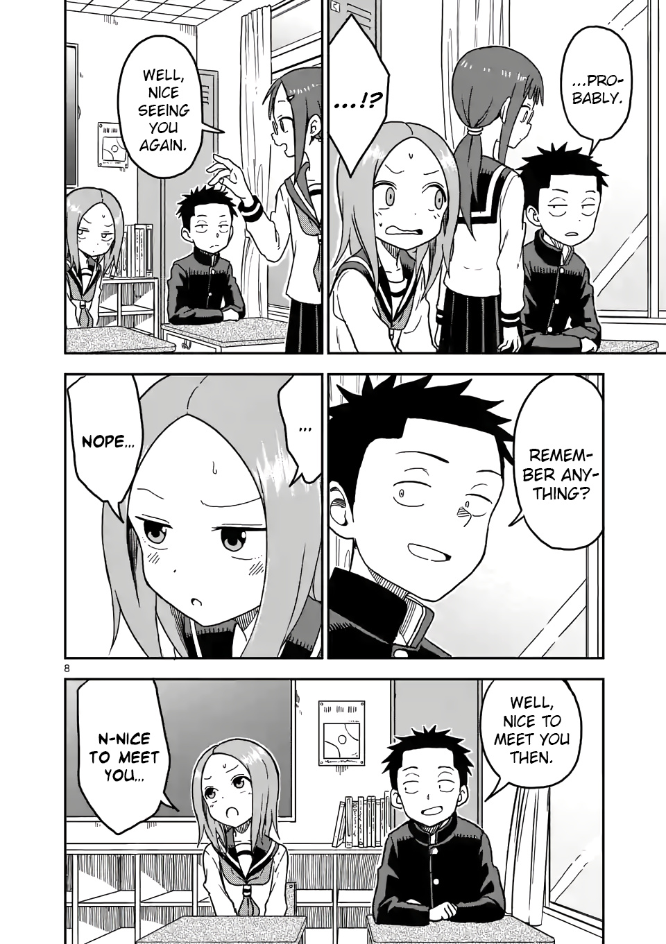 Karakai Jouzu no (Moto) Takagi-san chapter 100 - page 8