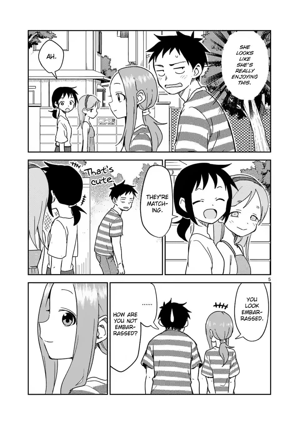 Karakai Jouzu no (Moto) Takagi-san chapter 289 - page 5