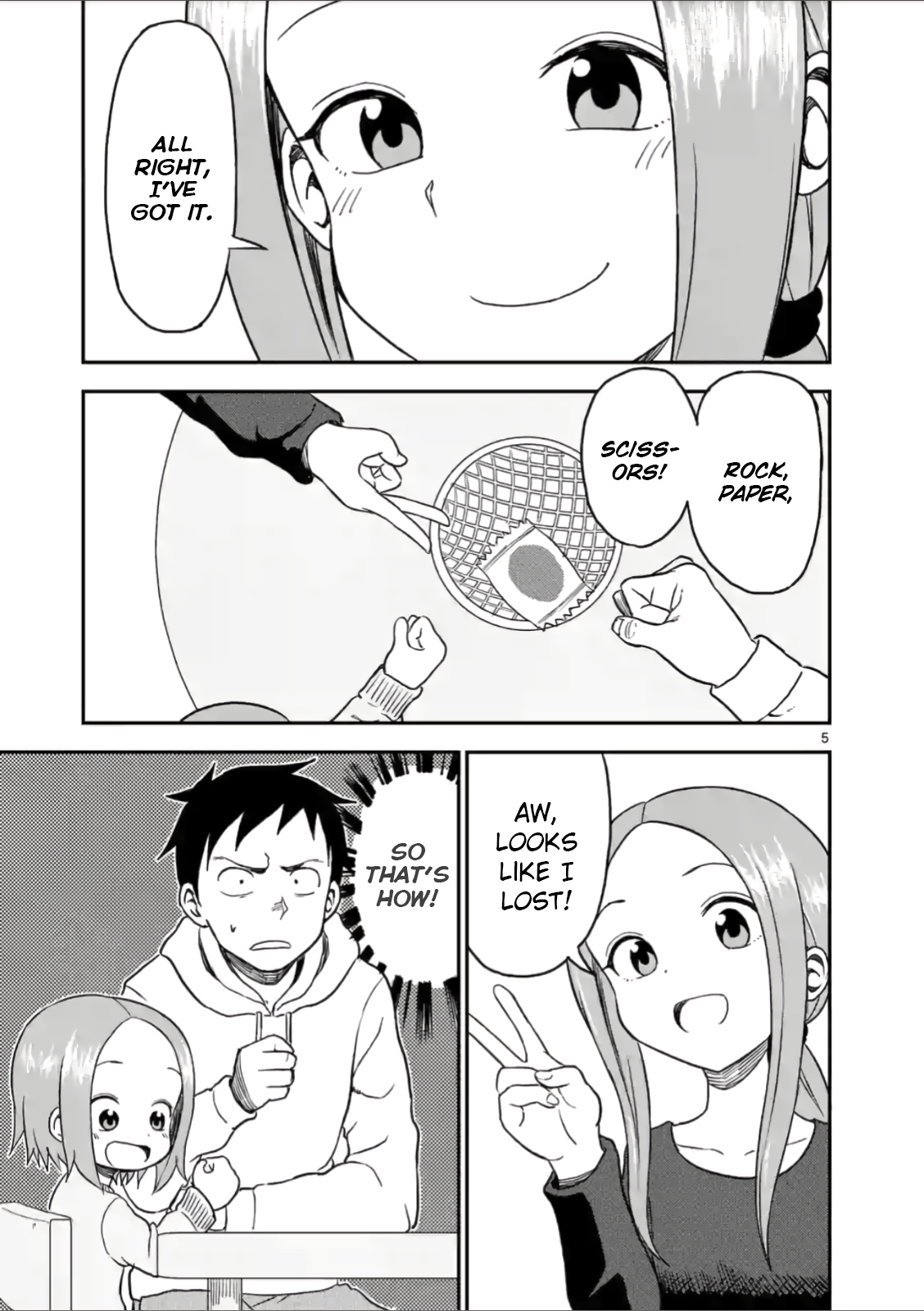 Karakai Jouzu no (Moto) Takagi-san chapter 27 - page 5
