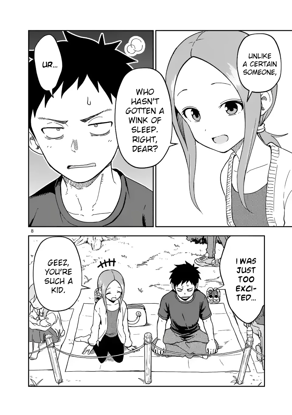 Karakai Jouzu no (Moto) Takagi-san chapter 204 - page 8