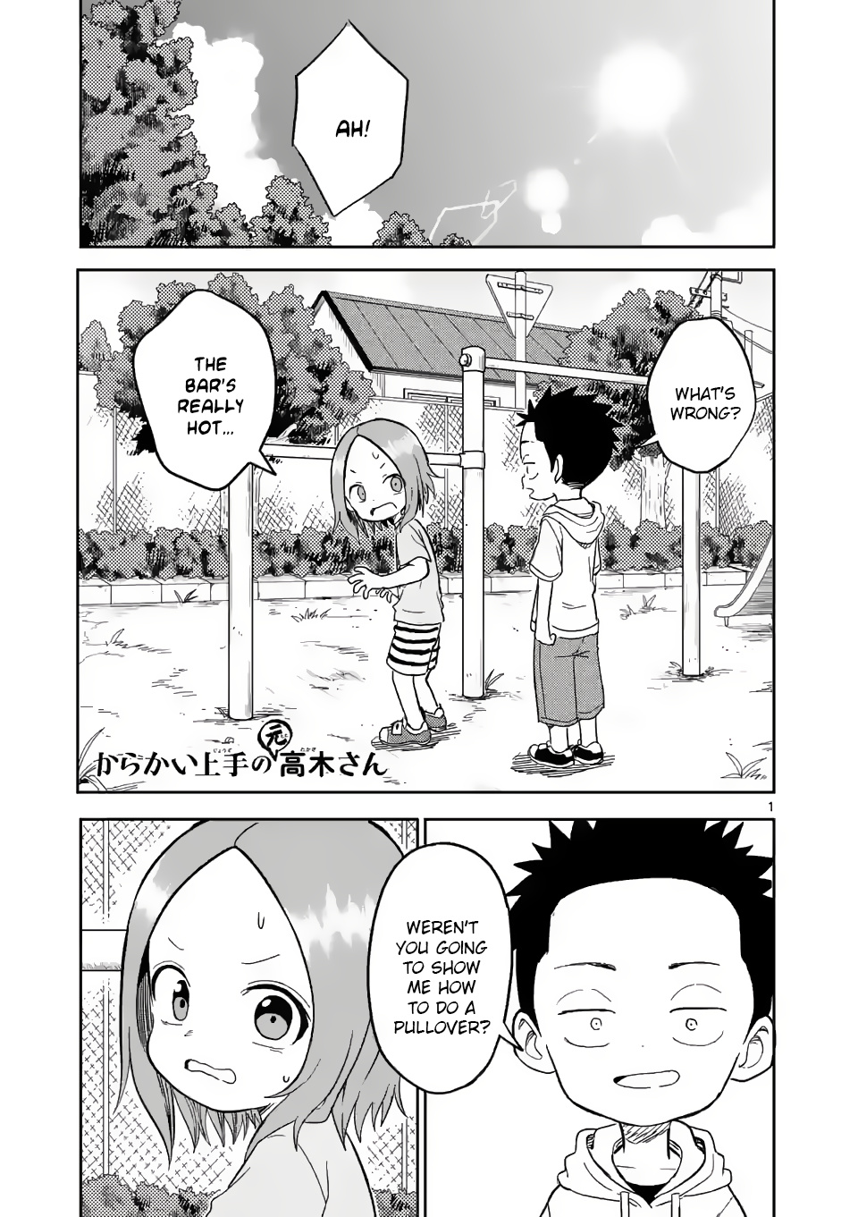 Karakai Jouzu no (Moto) Takagi-san chapter 154 - page 1