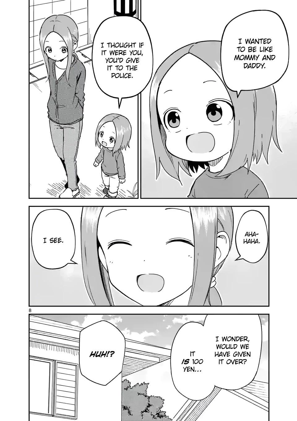Karakai Jouzu no (Moto) Takagi-san chapter 255 - page 8