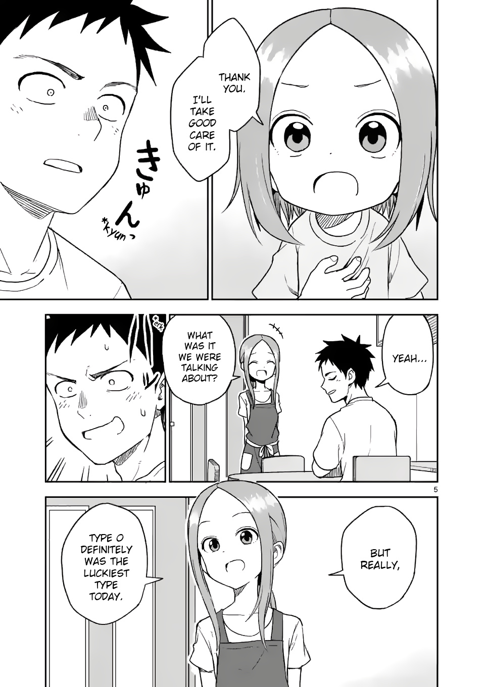 Karakai Jouzu no (Moto) Takagi-san chapter 155 - page 5