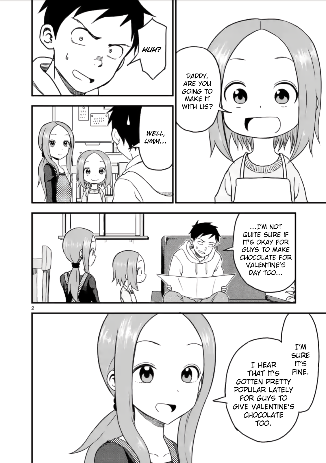 Karakai Jouzu no (Moto) Takagi-san Chapter 29 - page 2