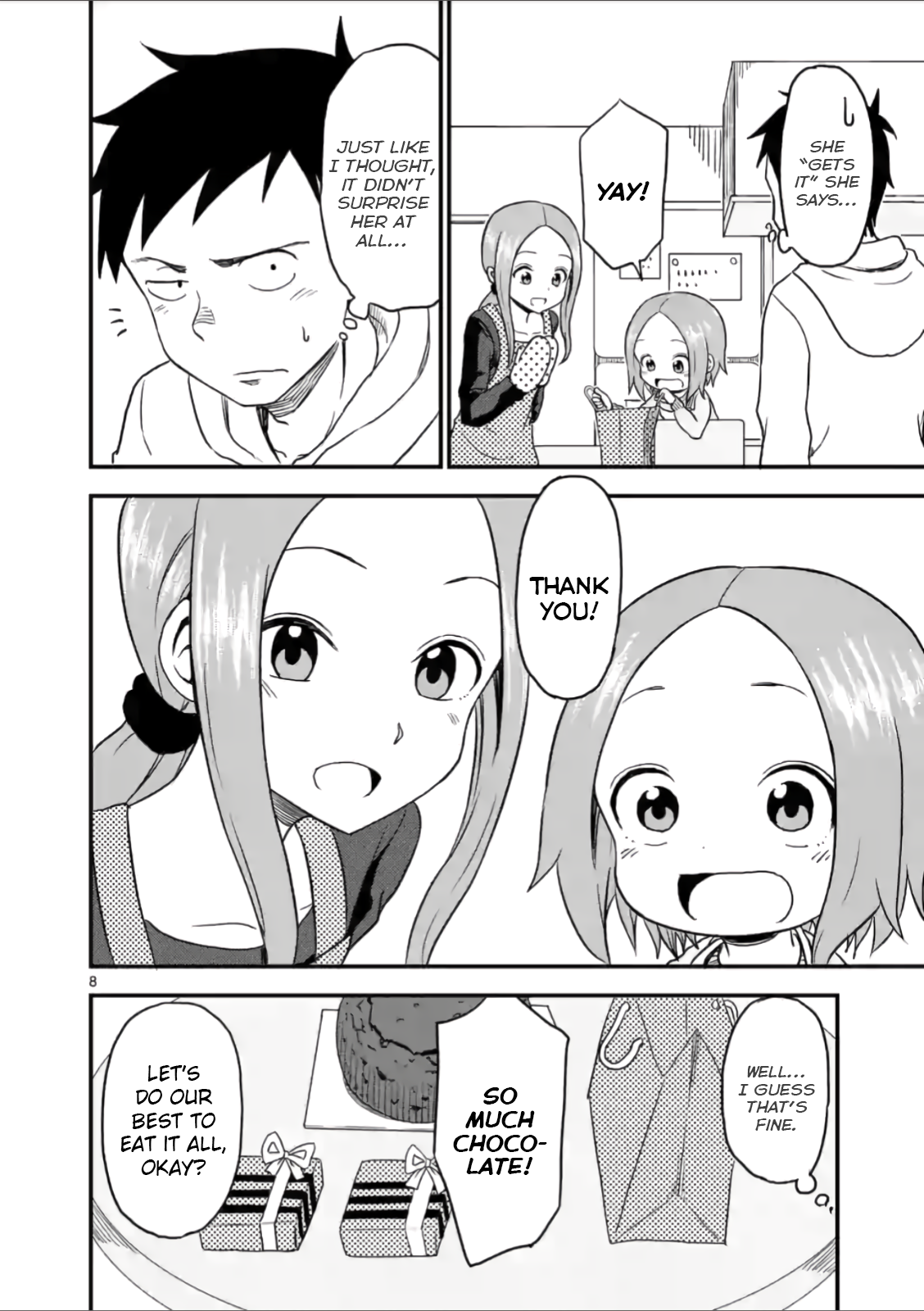 Karakai Jouzu no (Moto) Takagi-san Chapter 29 - page 8