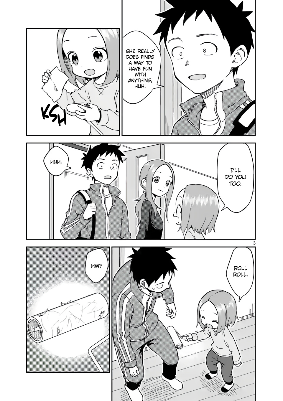 Karakai Jouzu no (Moto) Takagi-san chapter 256 - page 3
