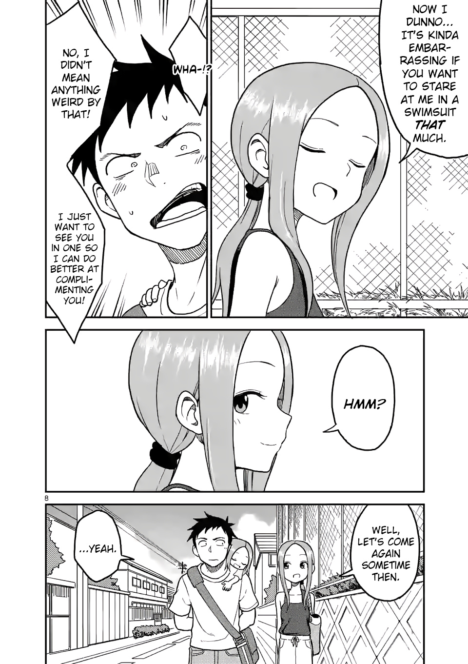 Karakai Jouzu no (Moto) Takagi-san chapter 103 - page 8