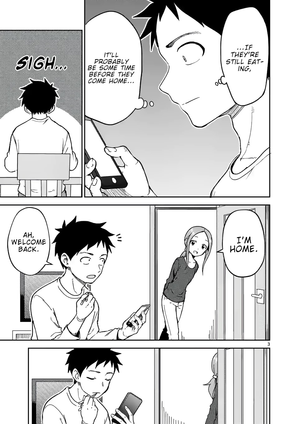 Karakai Jouzu no (Moto) Takagi-san chapter 207 - page 3