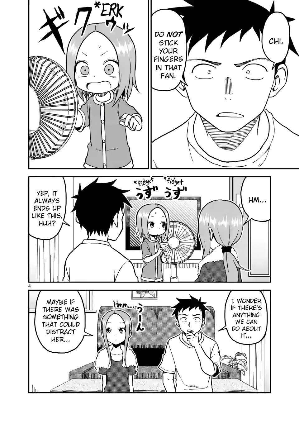 Karakai Jouzu no (Moto) Takagi-san chapter 104 - page 4