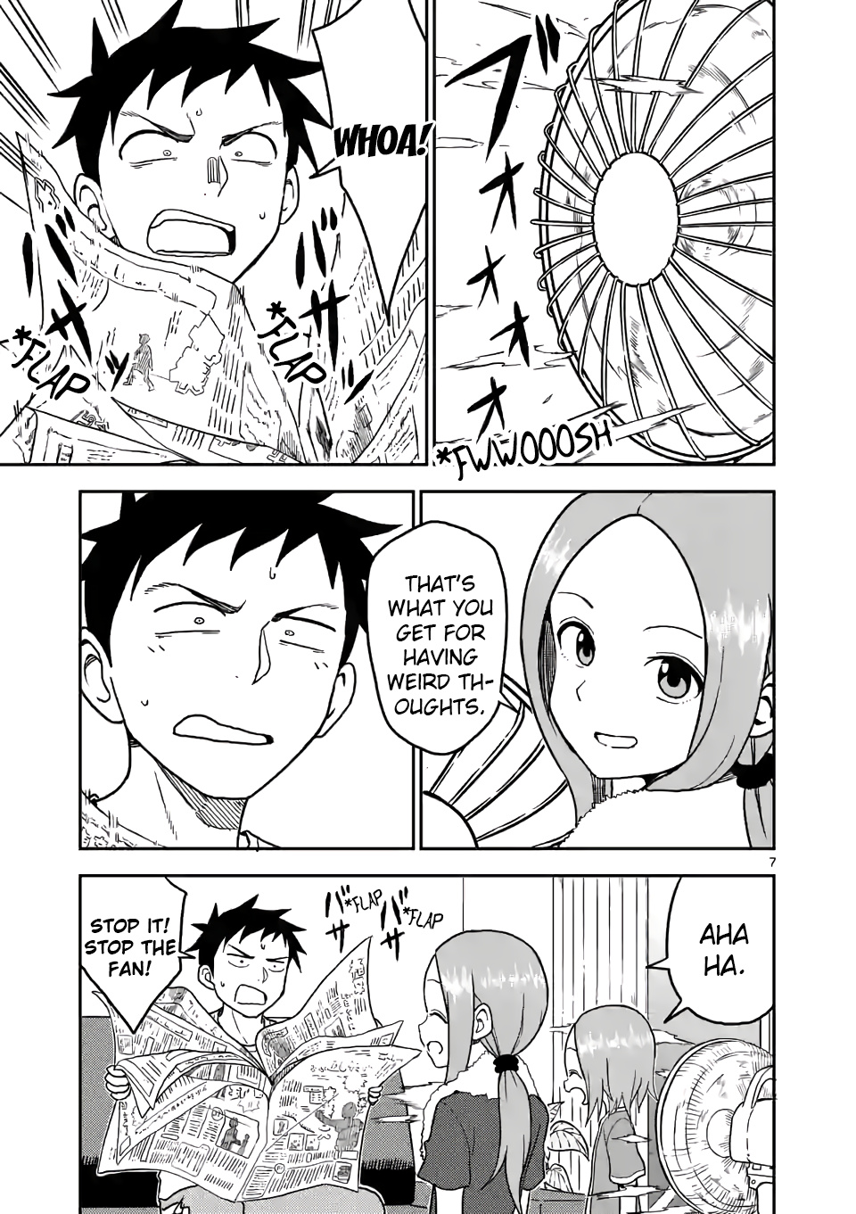 Karakai Jouzu no (Moto) Takagi-san chapter 104 - page 7