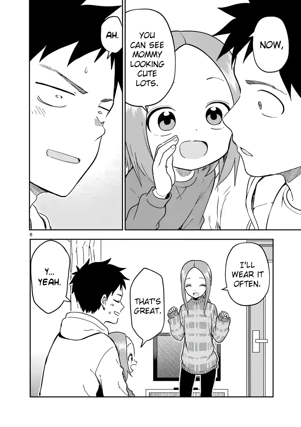 Karakai Jouzu no (Moto) Takagi-san chapter 208 - page 8