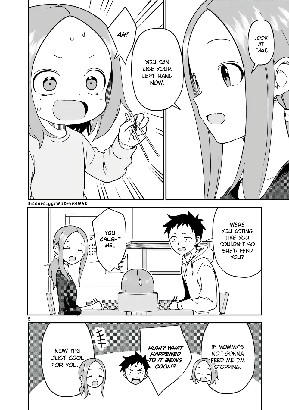 Karakai Jouzu no (Moto) Takagi-san chapter 258 - page 8