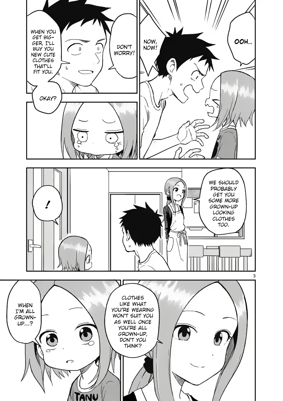 Karakai Jouzu no (Moto) Takagi-san chapter 156 - page 3