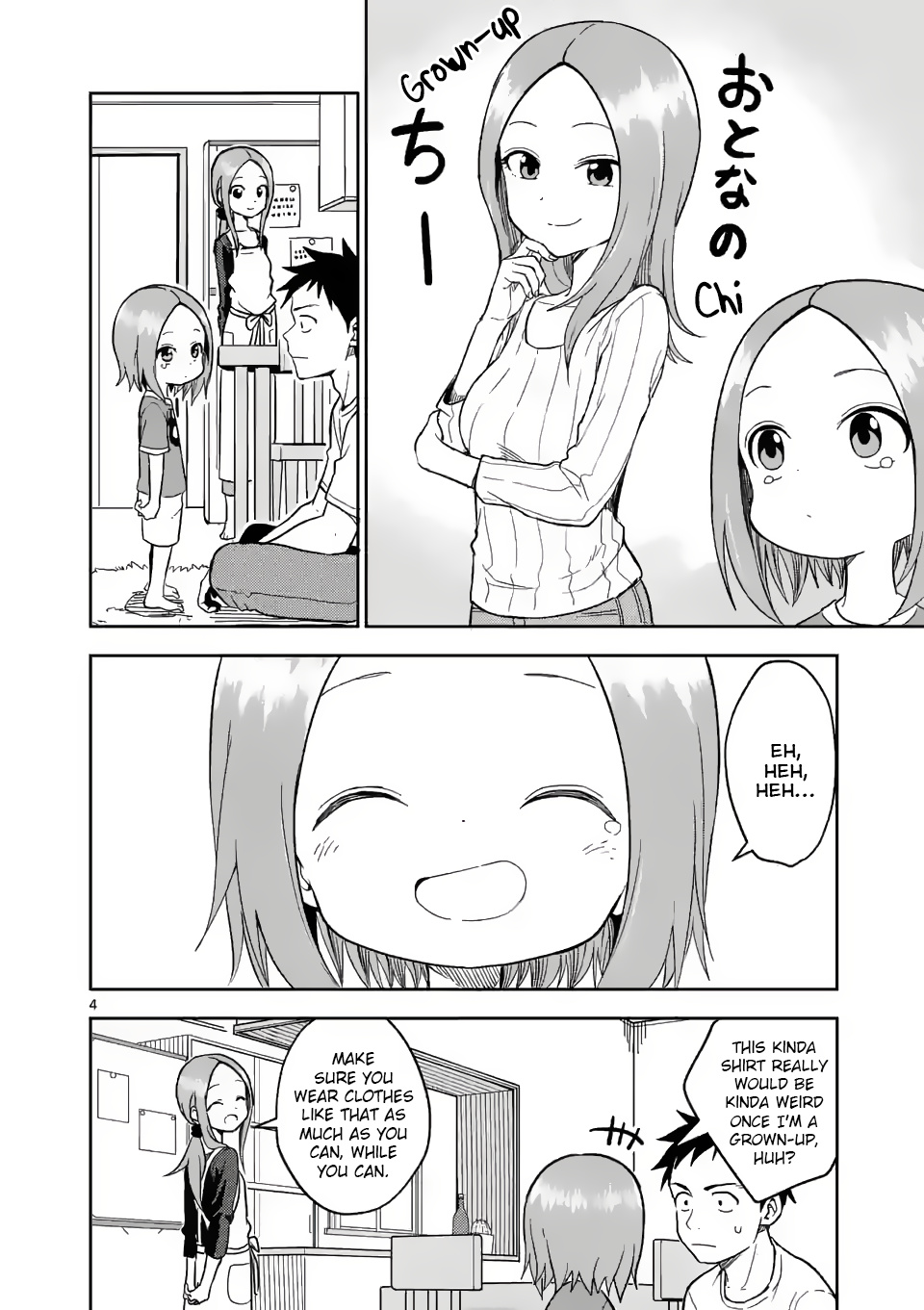 Karakai Jouzu no (Moto) Takagi-san chapter 156 - page 4