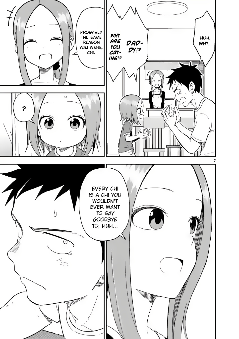 Karakai Jouzu no (Moto) Takagi-san chapter 156 - page 7