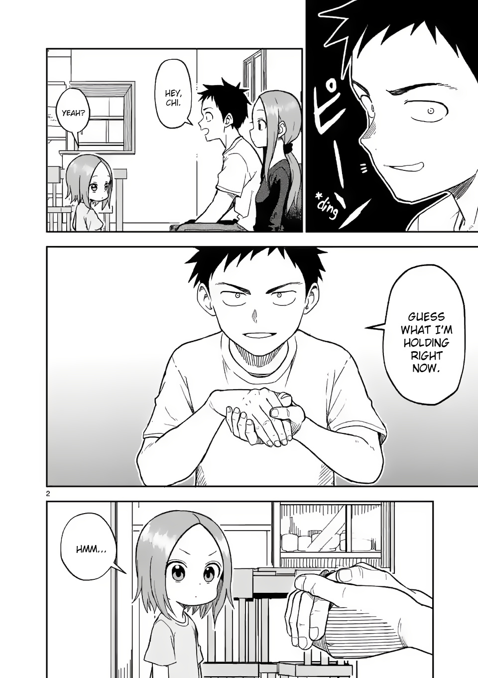 Karakai Jouzu no (Moto) Takagi-san chapter 157 - page 2