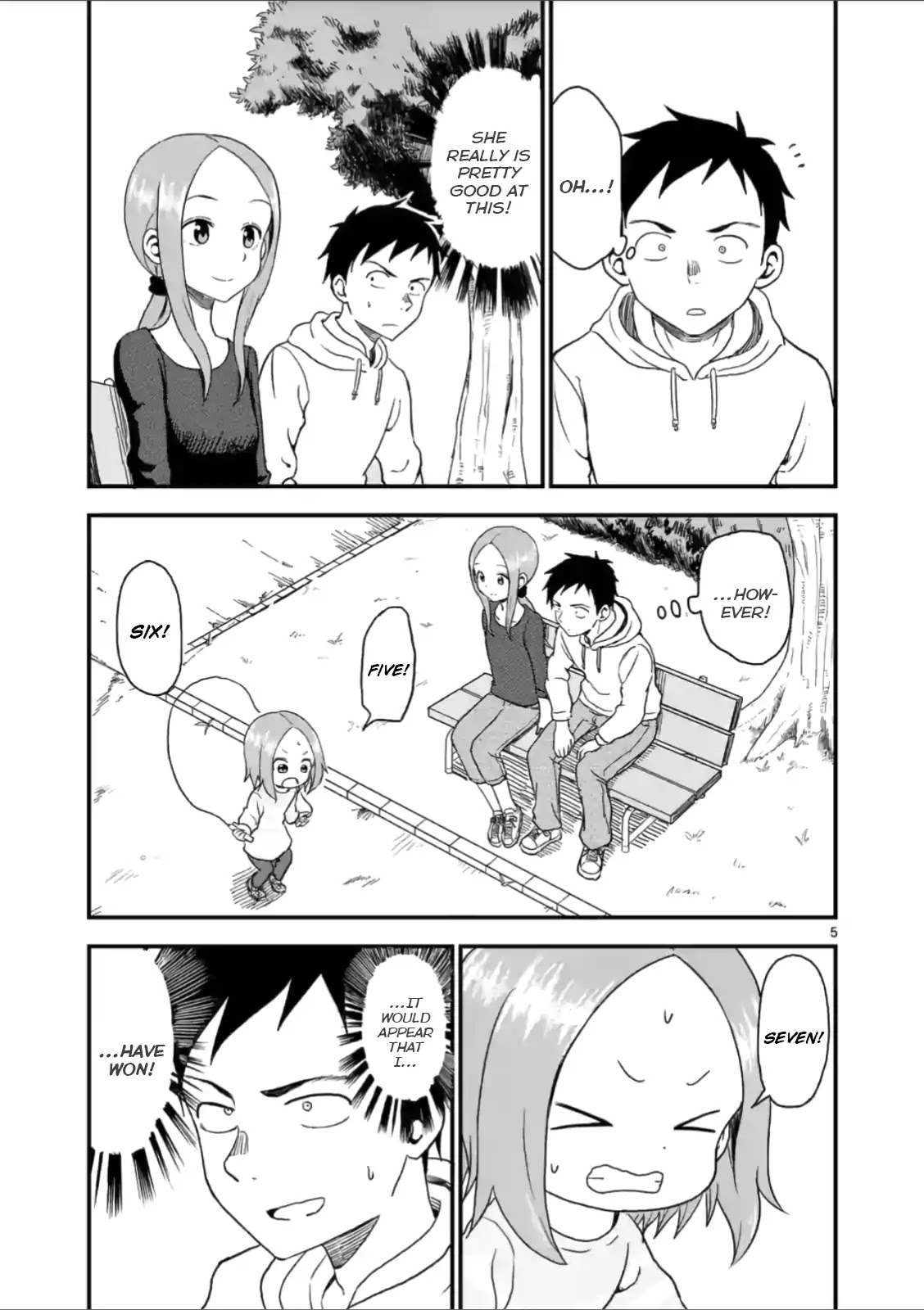 Karakai Jouzu no (Moto) Takagi-san chapter 33 - page 5