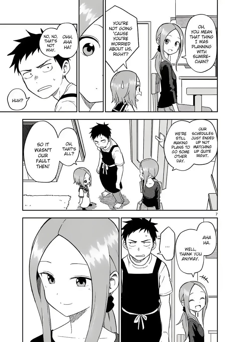 Karakai Jouzu no (Moto) Takagi-san chapter 158 - page 7