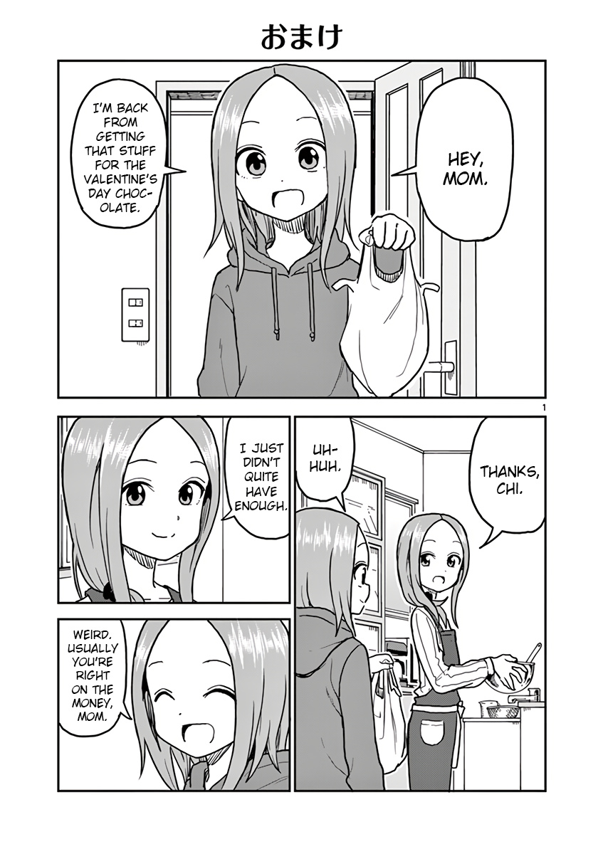 Karakai Jouzu no (Moto) Takagi-san chapter 106.5 - page 1