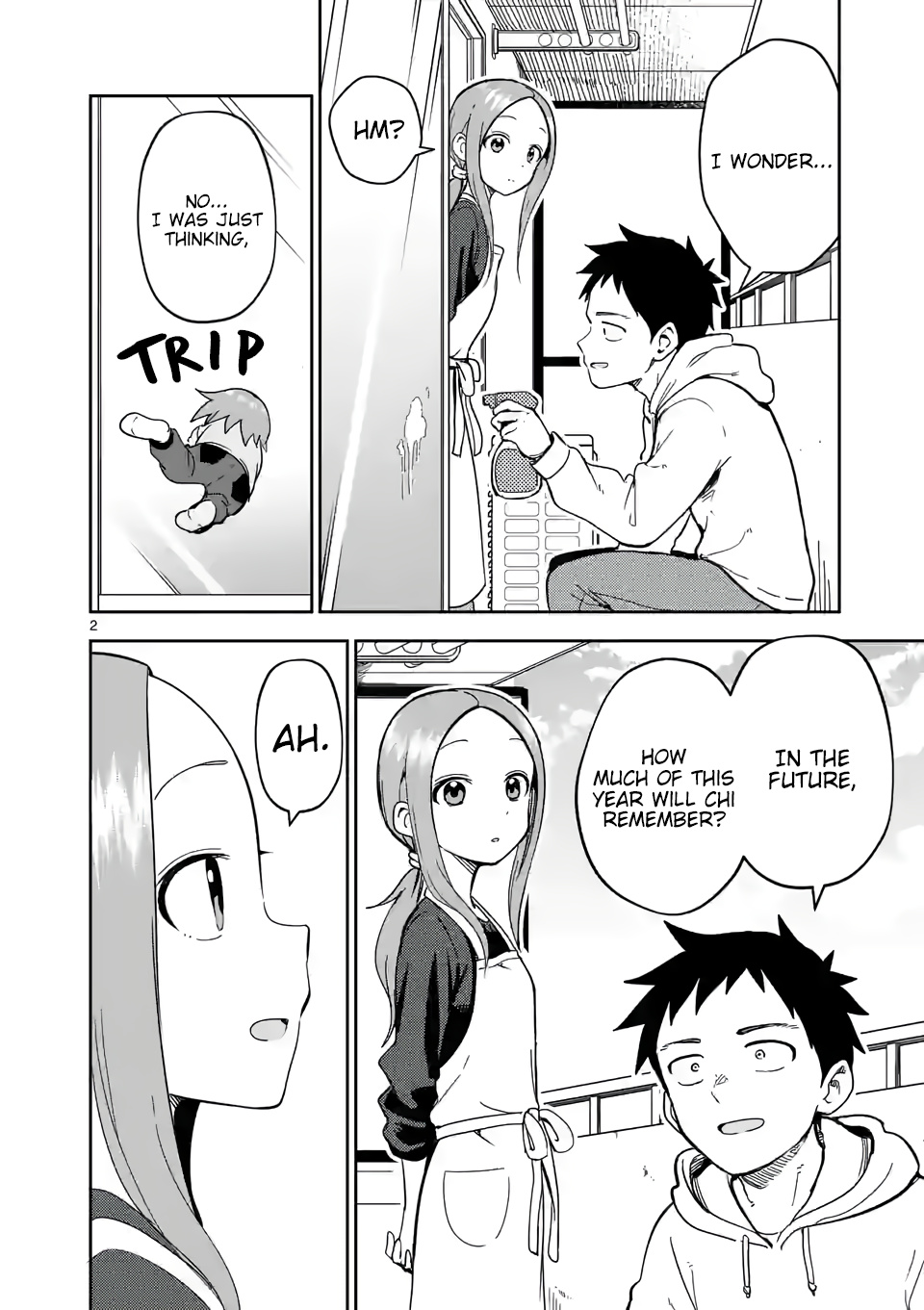 Karakai Jouzu no (Moto) Takagi-san chapter 210 - page 2