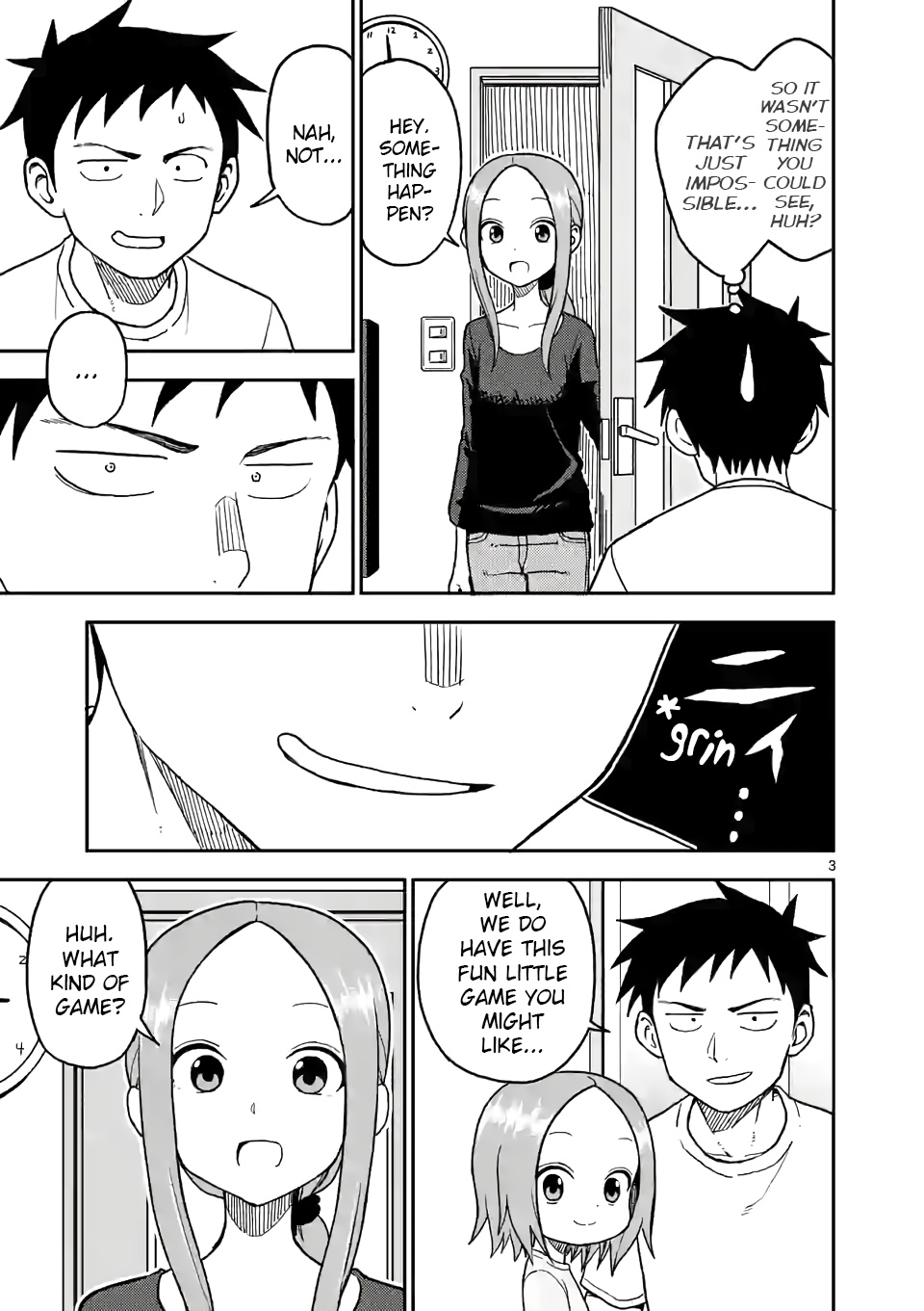 Karakai Jouzu no (Moto) Takagi-san chapter 107 - page 3