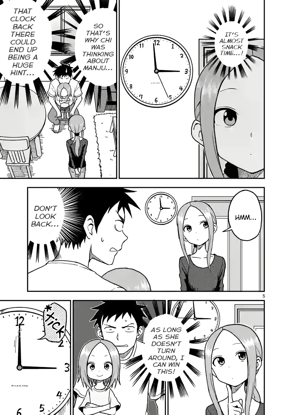 Karakai Jouzu no (Moto) Takagi-san chapter 107 - page 5