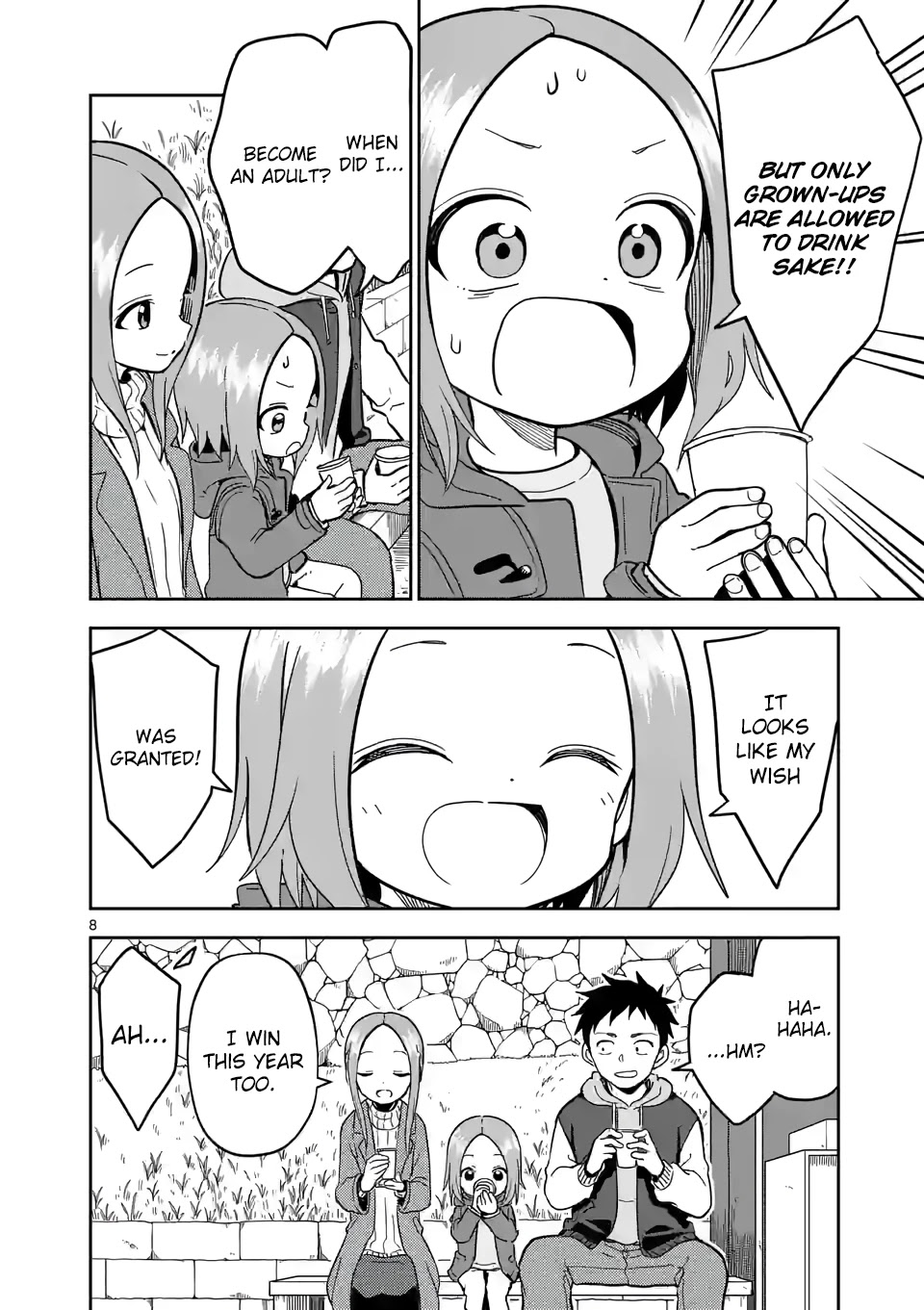 Karakai Jouzu no (Moto) Takagi-san chapter 211 - page 8