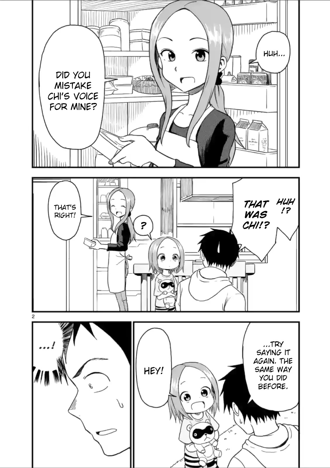 Karakai Jouzu no (Moto) Takagi-san chapter 36 - page 2
