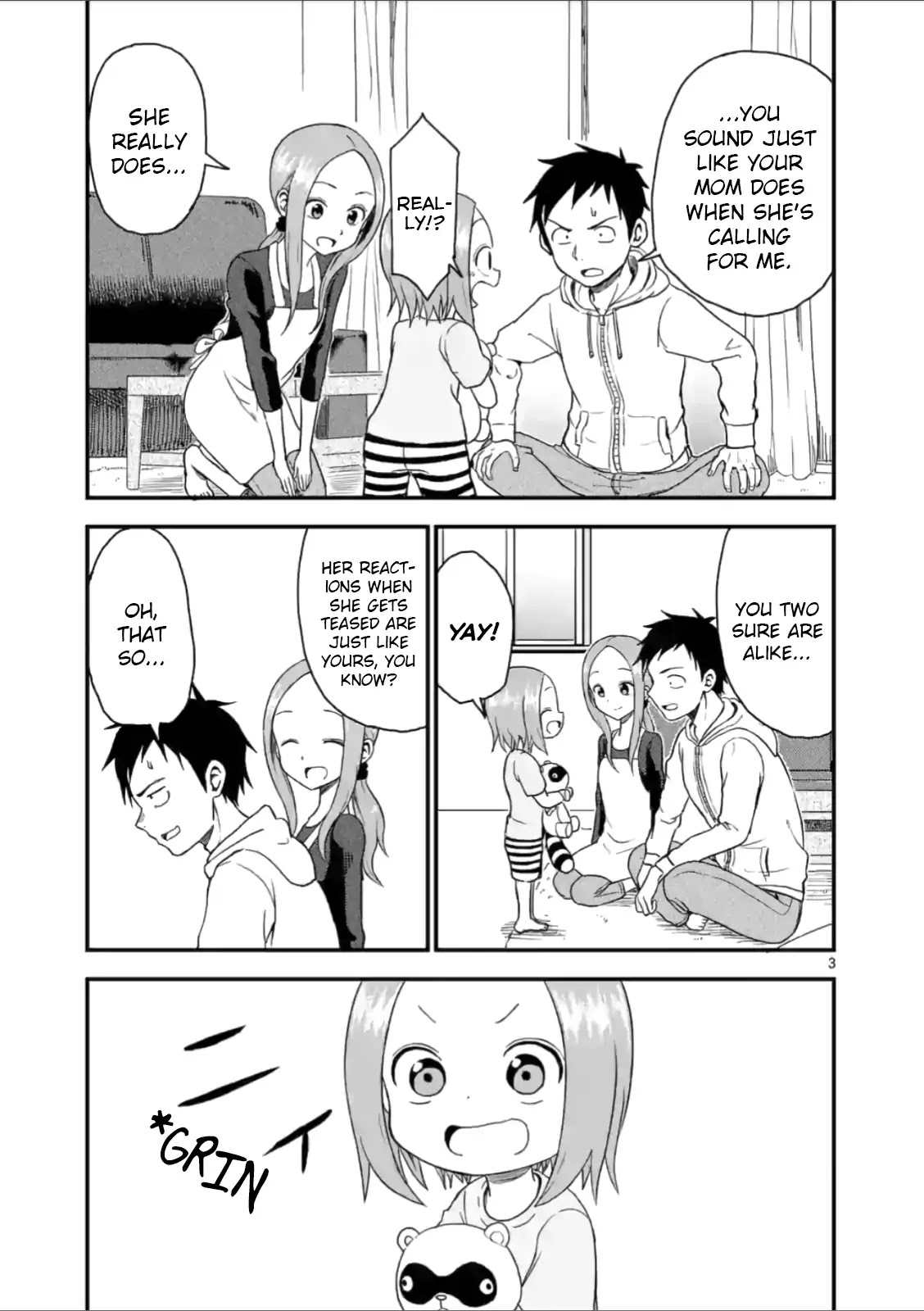 Karakai Jouzu no (Moto) Takagi-san chapter 36 - page 3