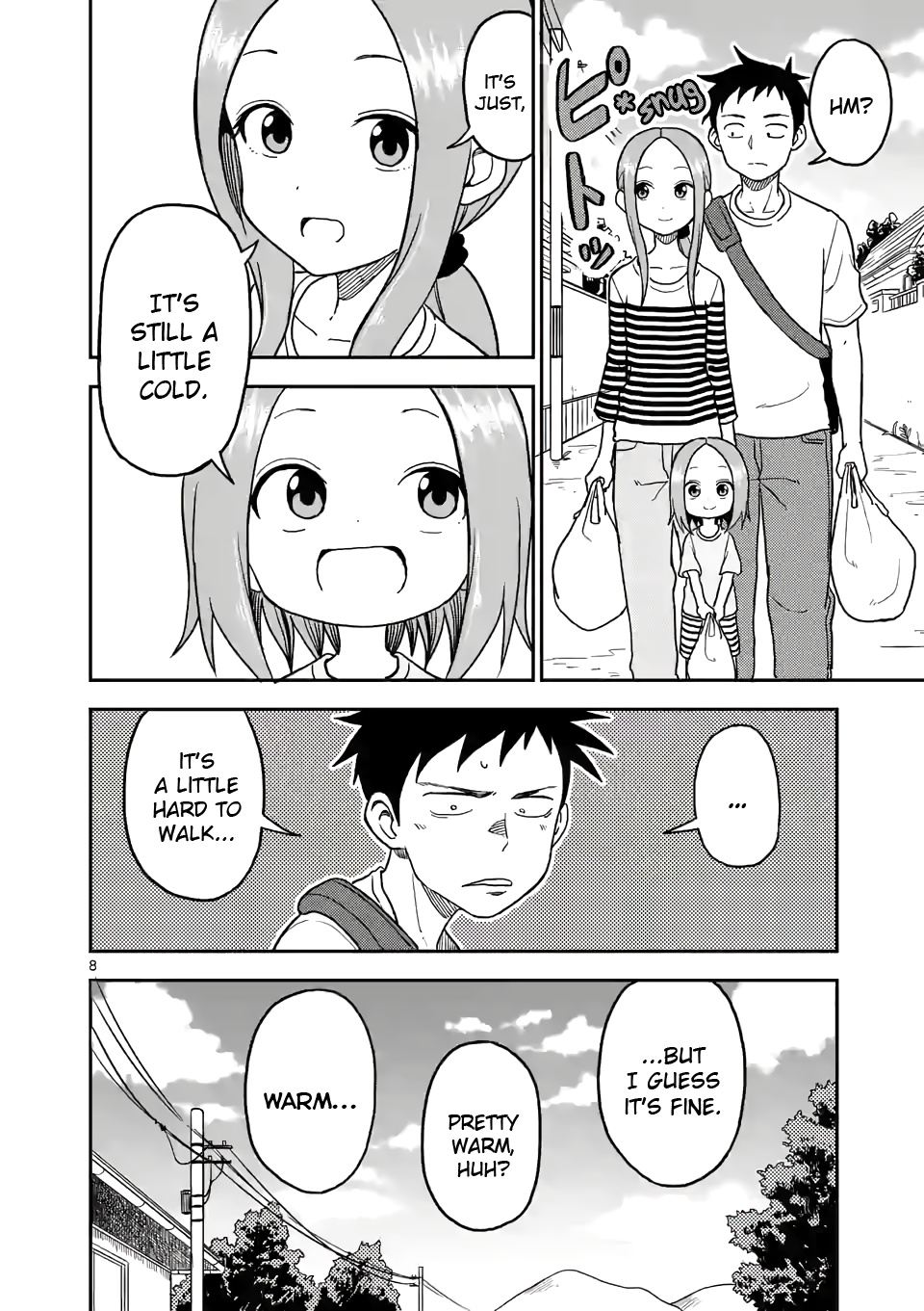 Karakai Jouzu no (Moto) Takagi-san chapter 108 - page 8