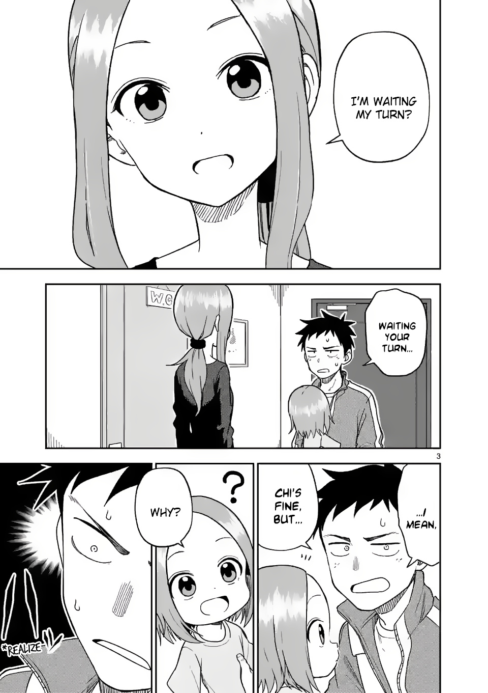 Karakai Jouzu no (Moto) Takagi-san chapter 162 - page 3