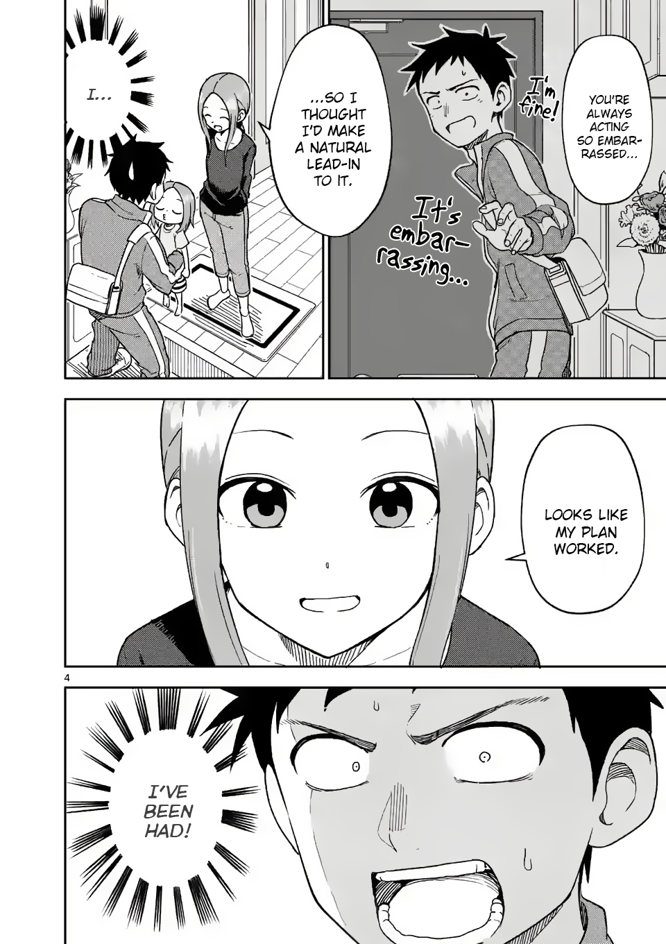 Karakai Jouzu no (Moto) Takagi-san chapter 162 - page 4