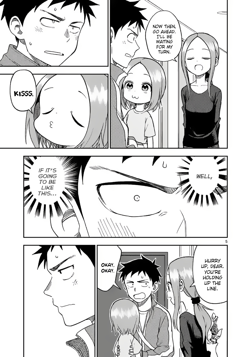 Karakai Jouzu no (Moto) Takagi-san chapter 162 - page 5