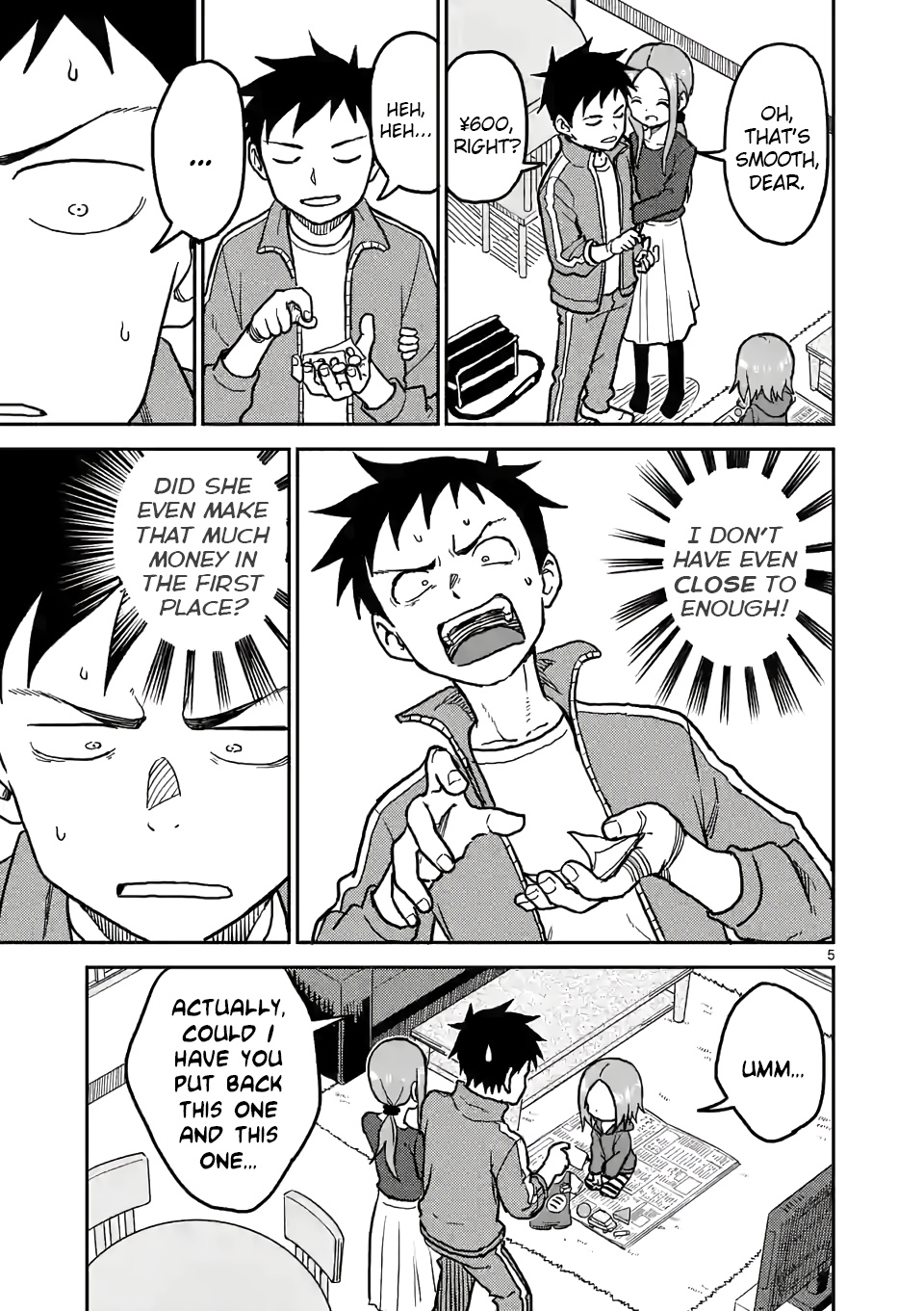 Karakai Jouzu no (Moto) Takagi-san chapter 111 - page 5