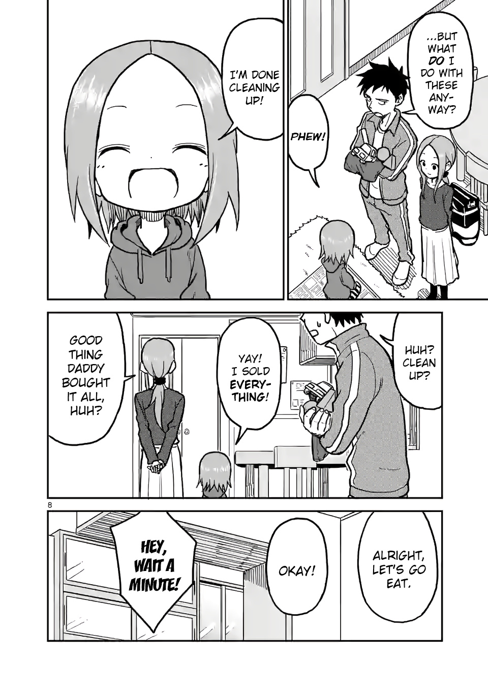 Karakai Jouzu no (Moto) Takagi-san chapter 111 - page 8