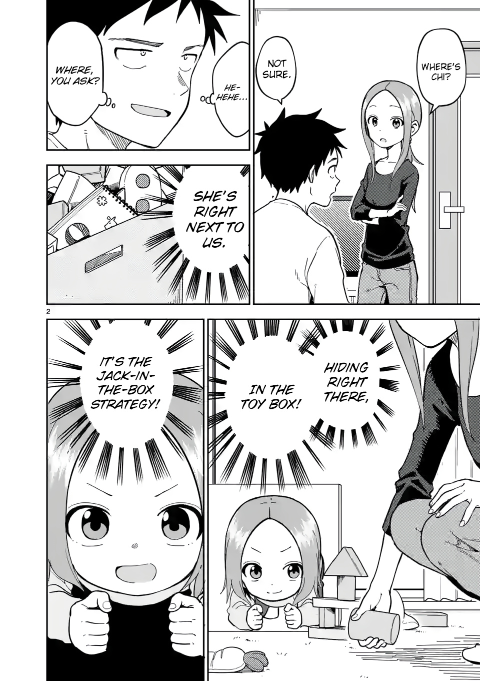 Karakai Jouzu no (Moto) Takagi-san chapter 215 - page 2