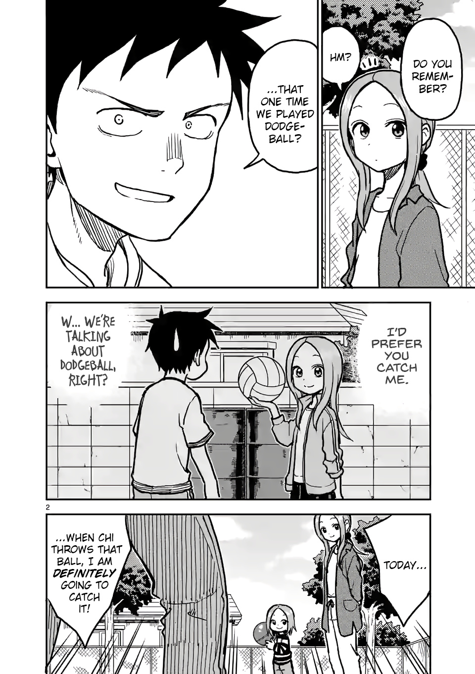 Karakai Jouzu no (Moto) Takagi-san chapter 112 - page 2